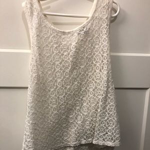 Lace-like design tank